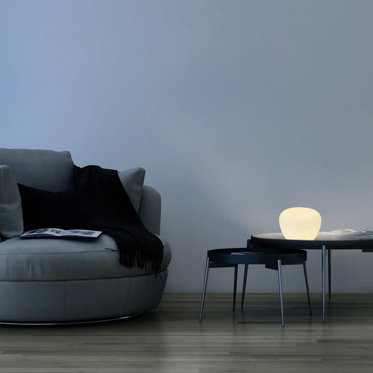 Bopp Plus Cara LED Tischleuchte, Ø: 27 cm