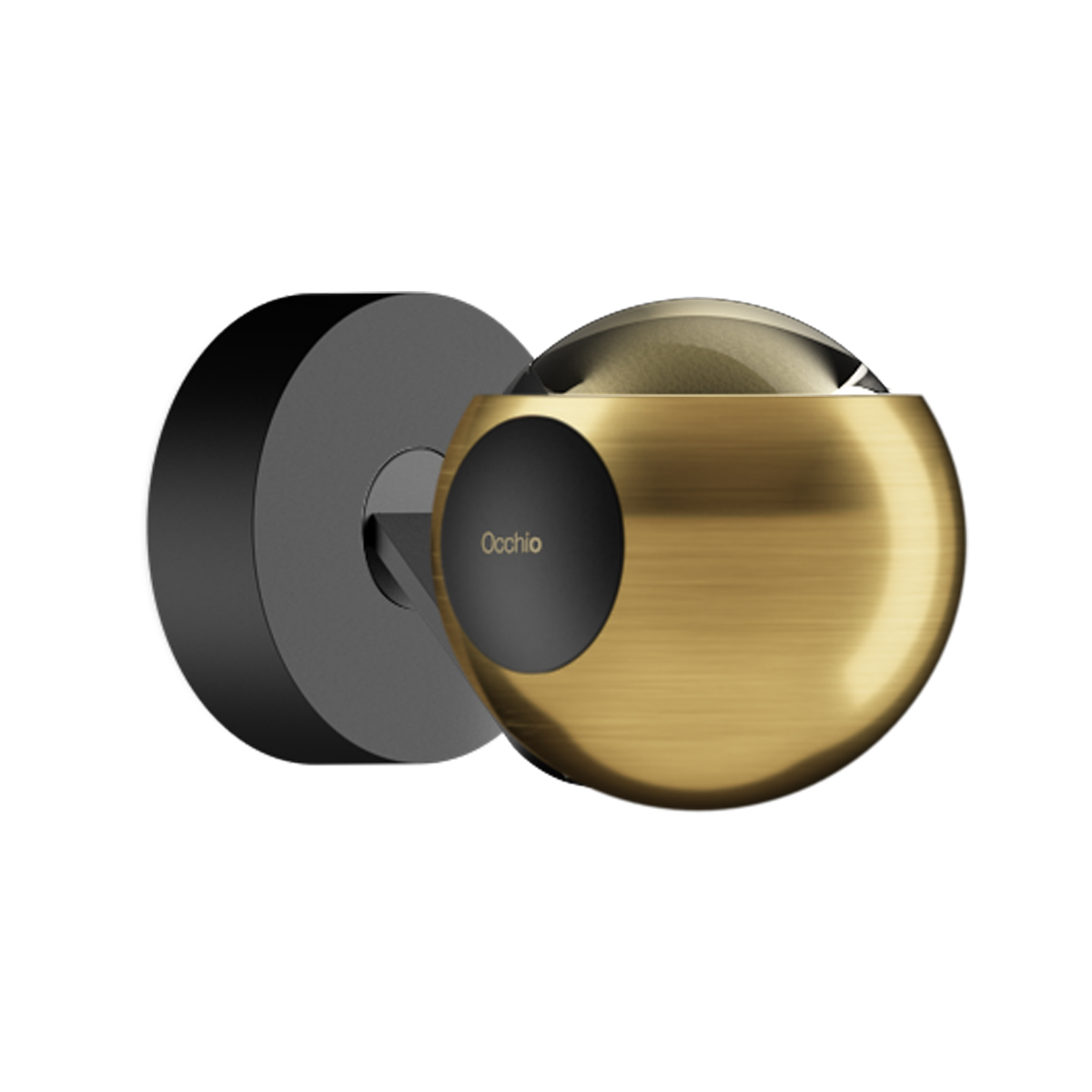 black matt, bronze head