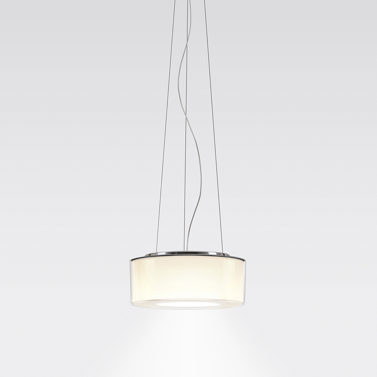 Clear acrylic, reflector: cylindrical opal