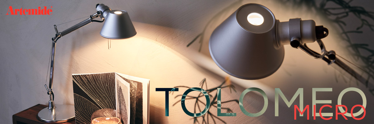 Kategoriebanner Marke Artemide Tolomeo Micro