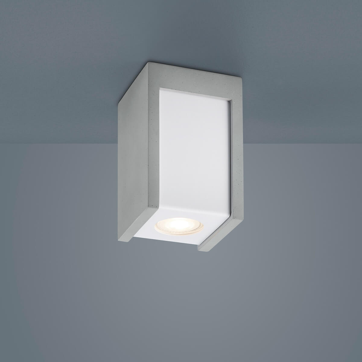 Pont Deckenleuchte aus Beton, 10 x 10 cm, Auslaufmodell