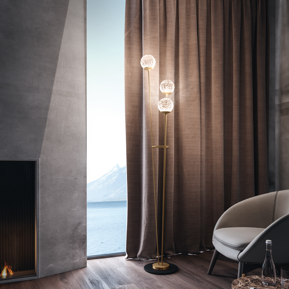 Cristalglob LED Stehleuchte