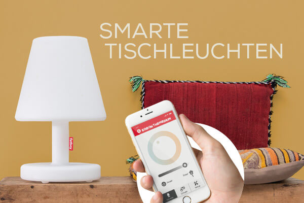 Kategoriebanner smarte Tischleuchten