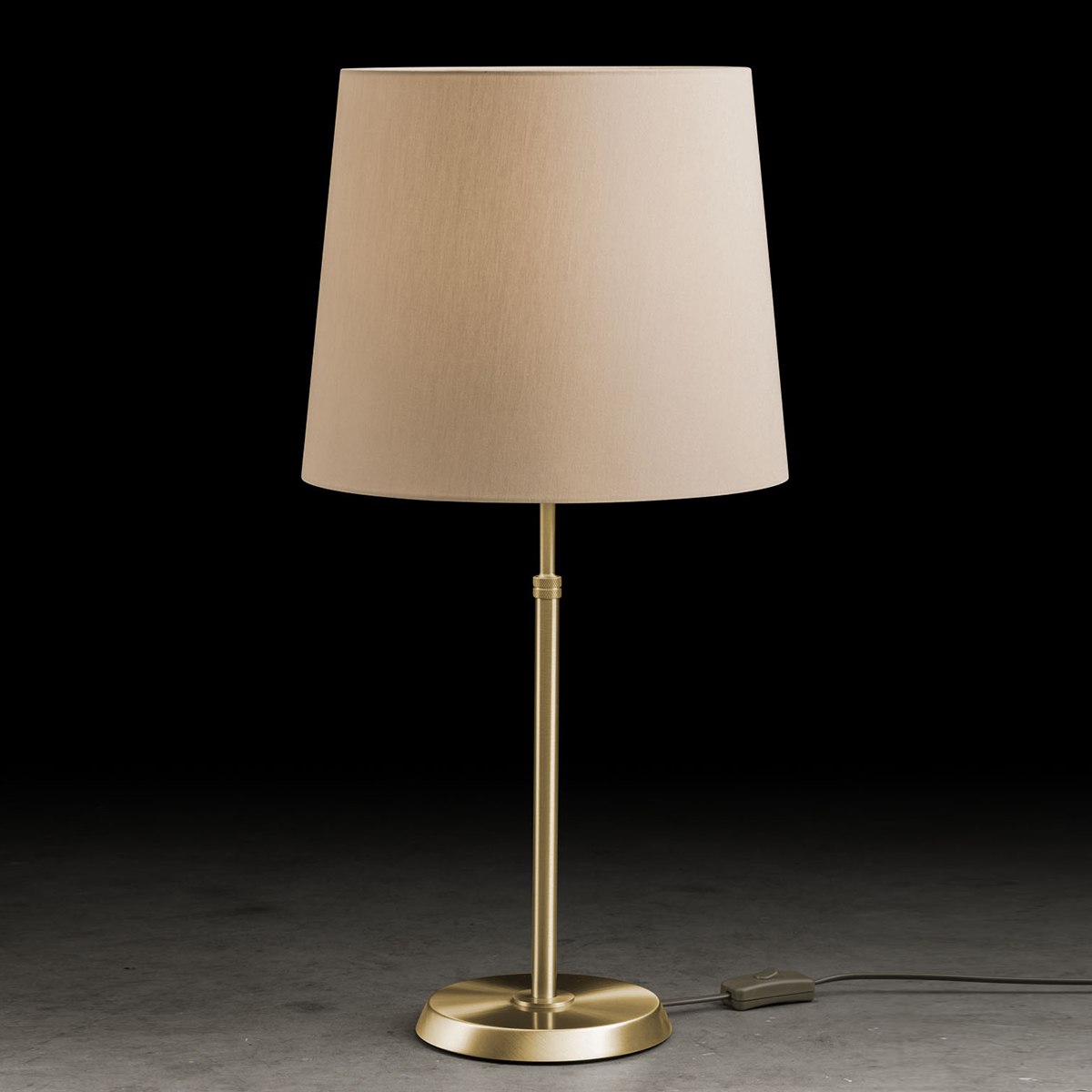 Matt brass, chintz sand