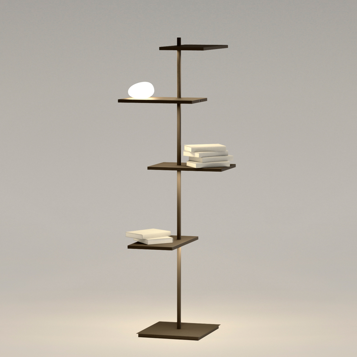 Suite 6006 Stehleuchte, mit Glasdiffusor