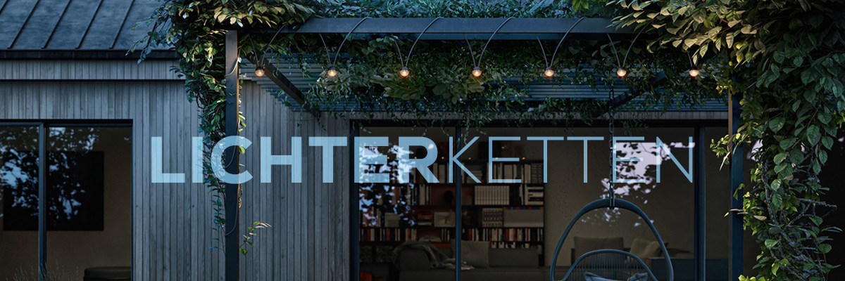 Kategoriebanner dekorative Lichterketten Outdoor