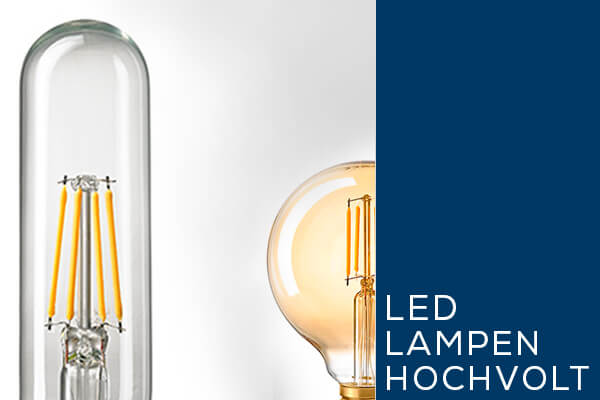 Kategoriebanner Leuchtmittel LED Lampen 230V