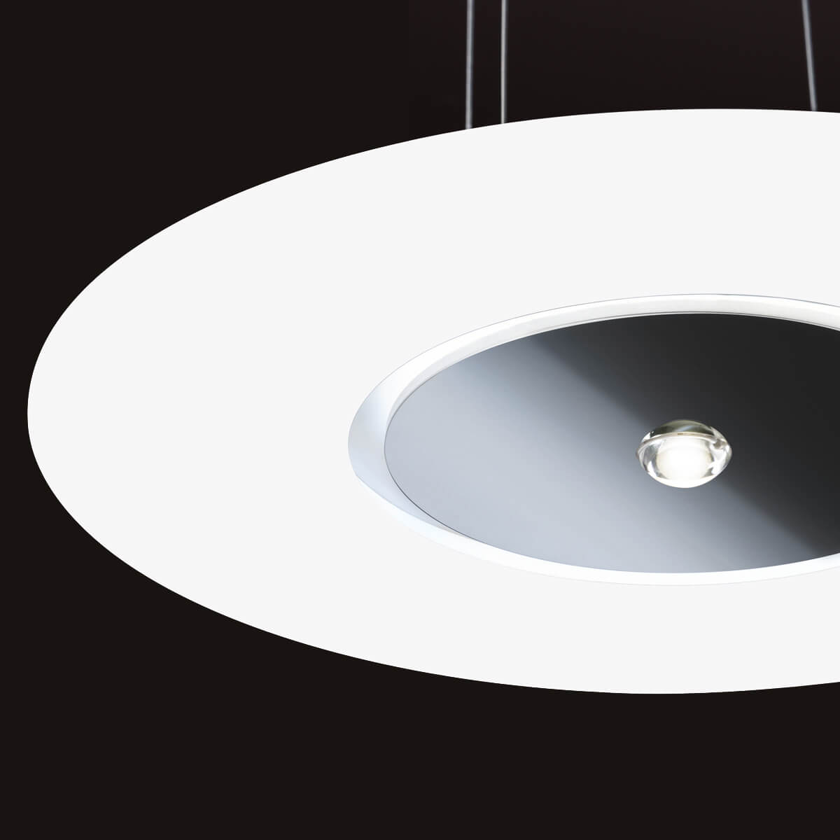 white matt / polished stainless steel