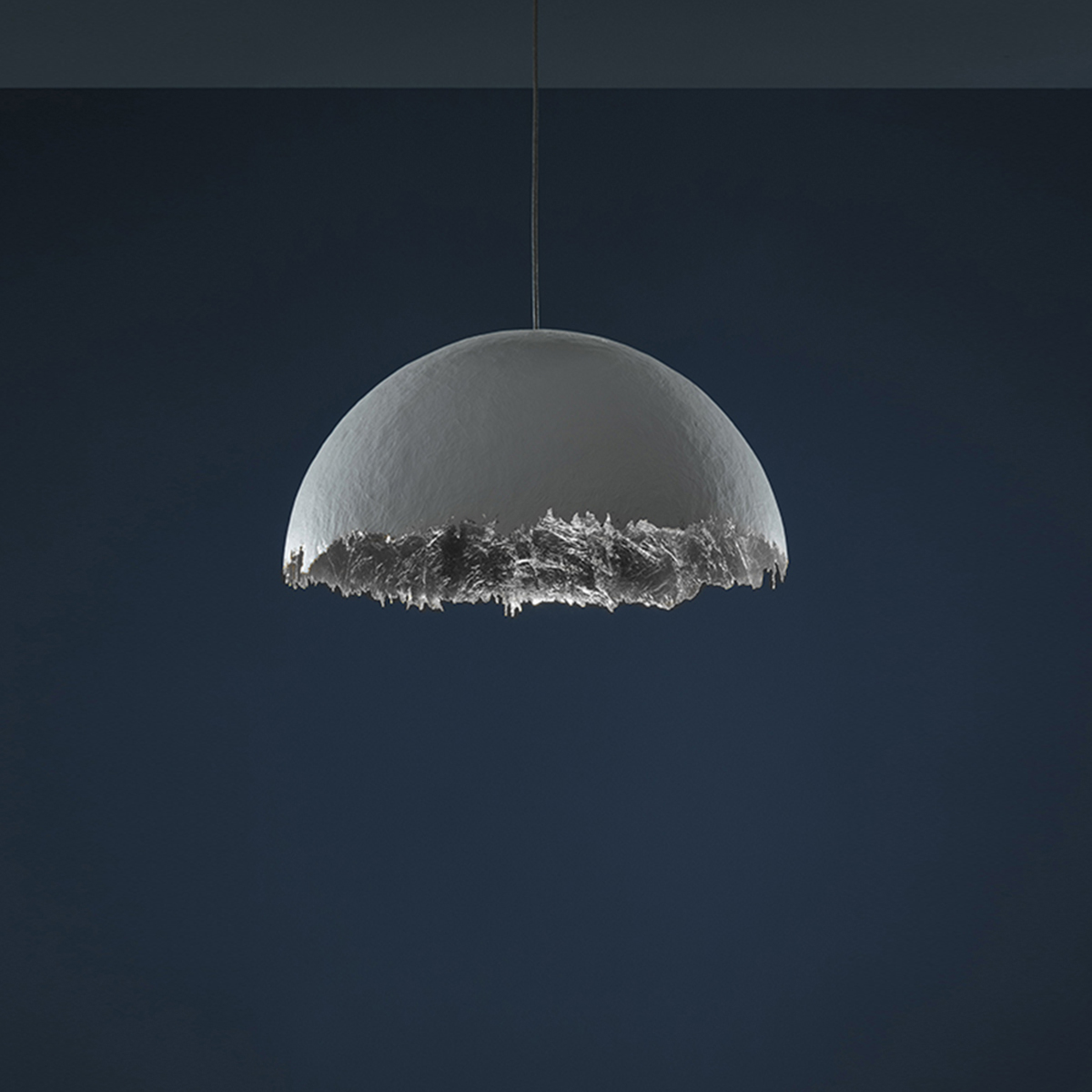 Ø: 80 cm, shade: white / silver