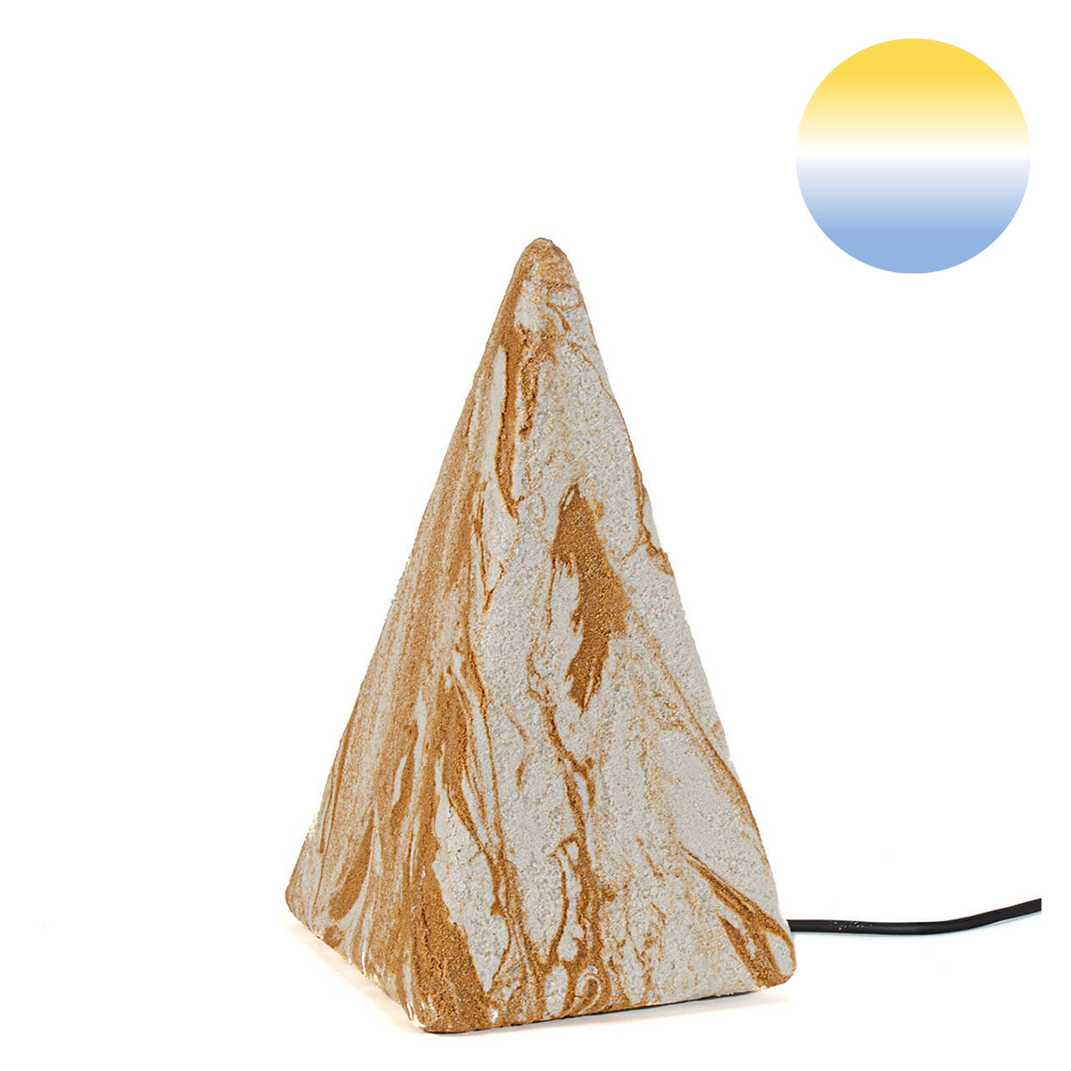 Pyramide Sahara CCT-LED Außenleuchte mit ZigBee