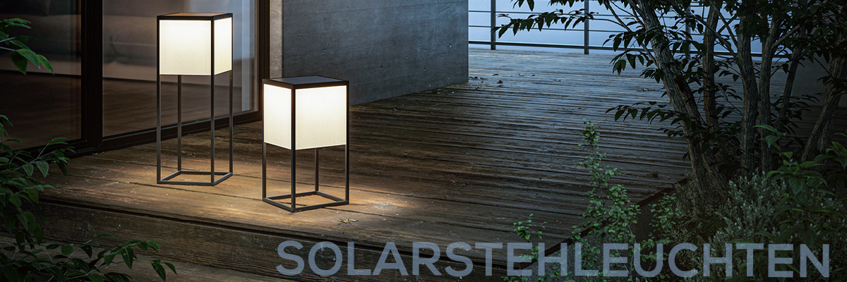 Kategoriebanner Solarstehleuchten