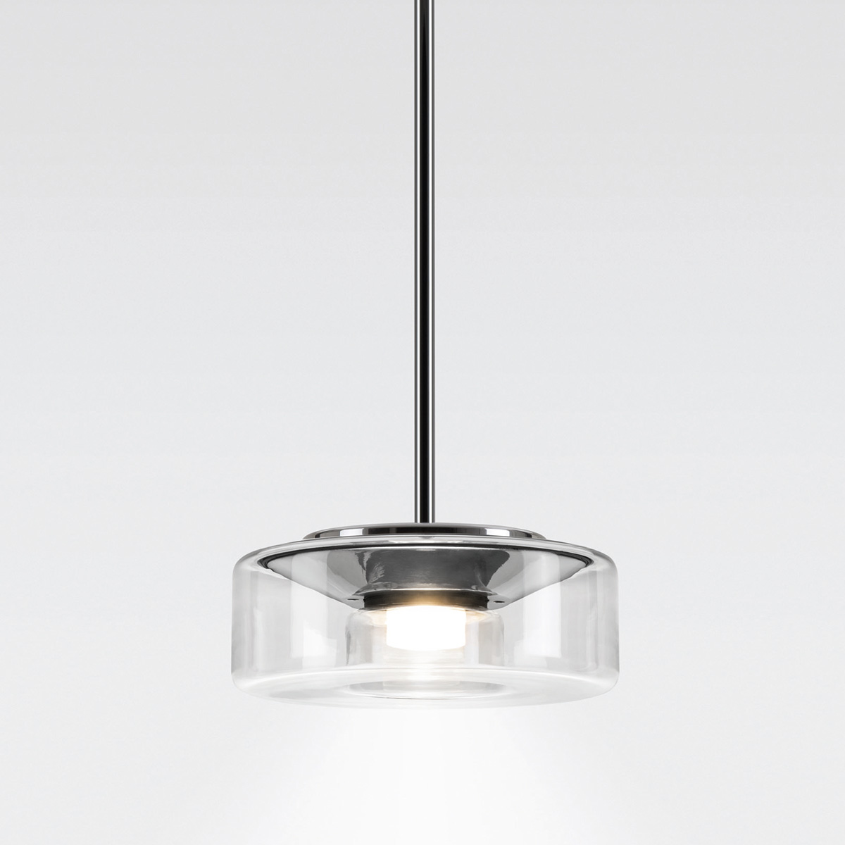 Curling Suspension Tube M LED Pendelleuchte, 3000 K