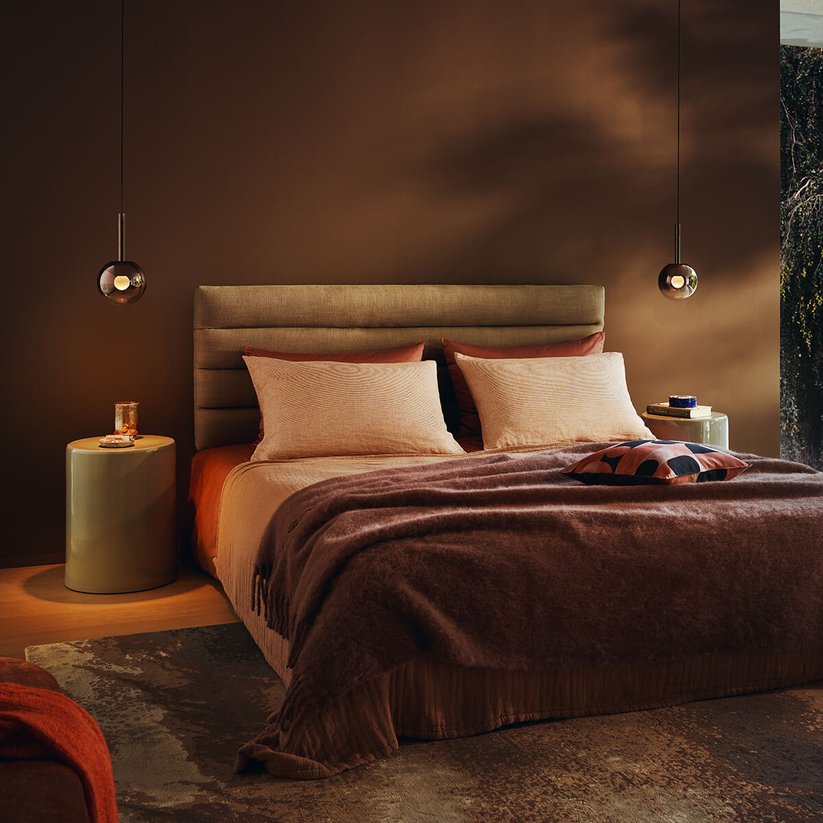 Occhio Luna sospeso up LED Pendelleuchte, Ø: 16 cm, phantom