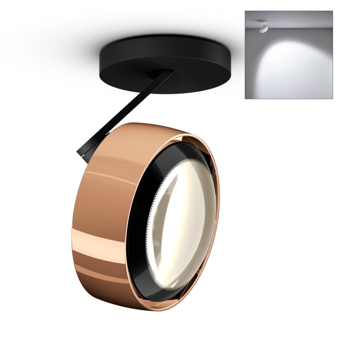 Più alto 3d Volt S80 Deckenstrahler, 3000 K