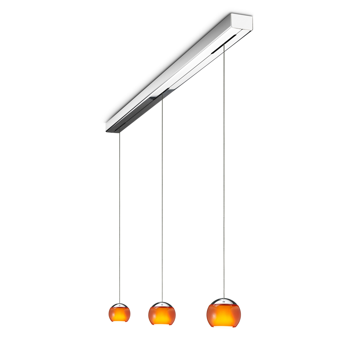 Chrome / glossy orange