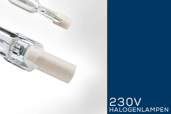 Kategoriebanner Leuchtmittel Halogenlampen 230V