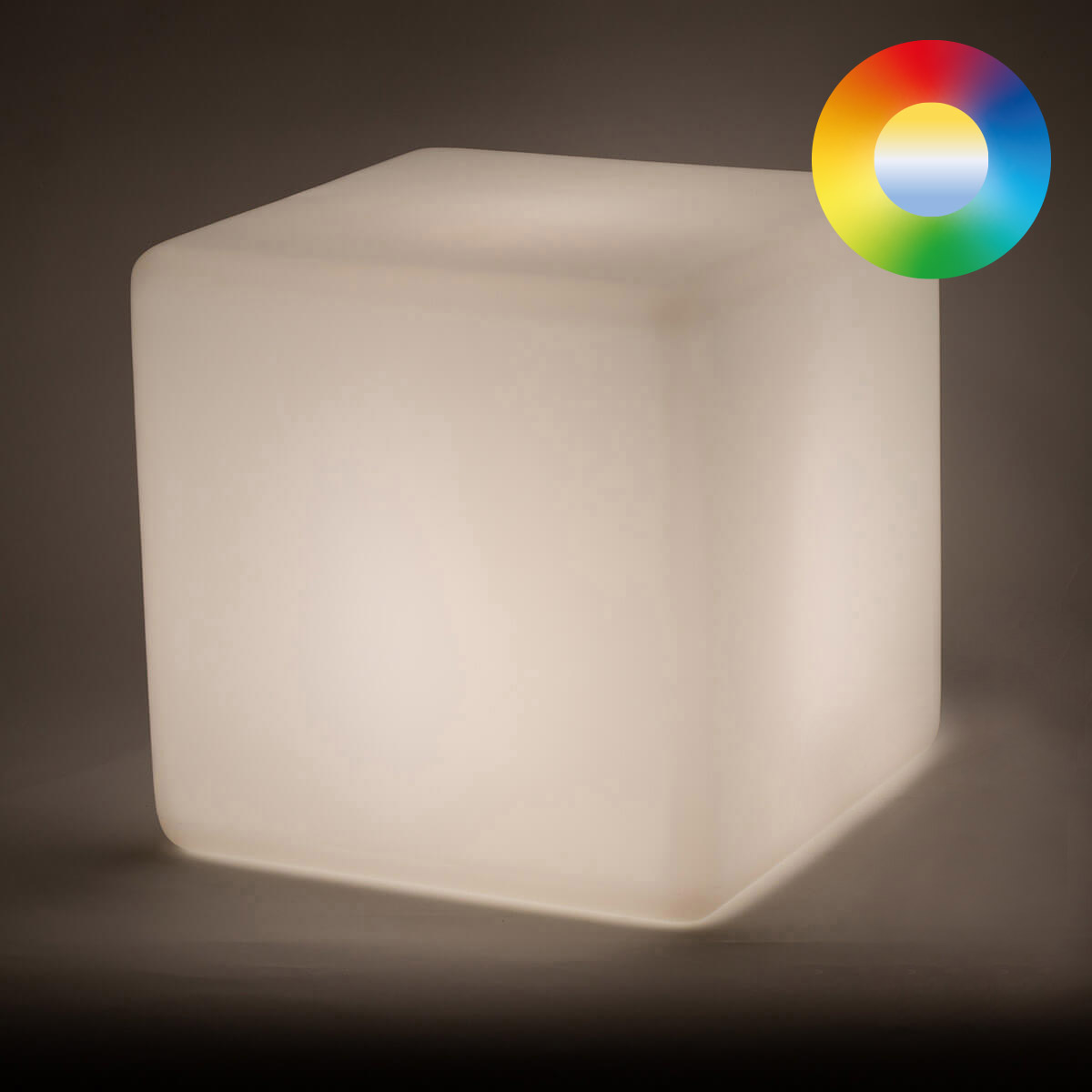 Würfel RGB-LED Akkuleuchte