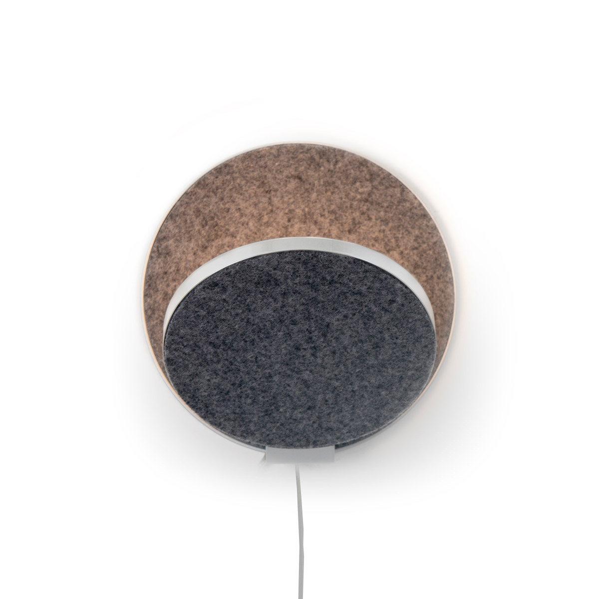 Front: Oxford gray felt