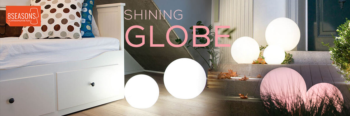 Kategoriebanner Marke 8 seasons design shining globe