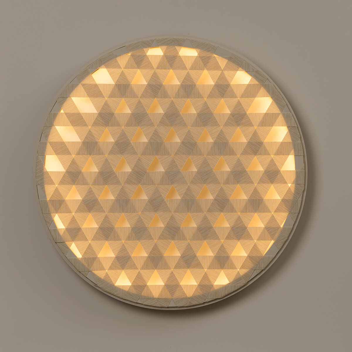 Ø: 80.4 cm, wood / mink-colored