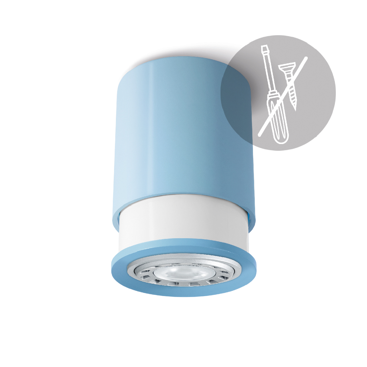 Twister Colours Spot Deckenleuchte