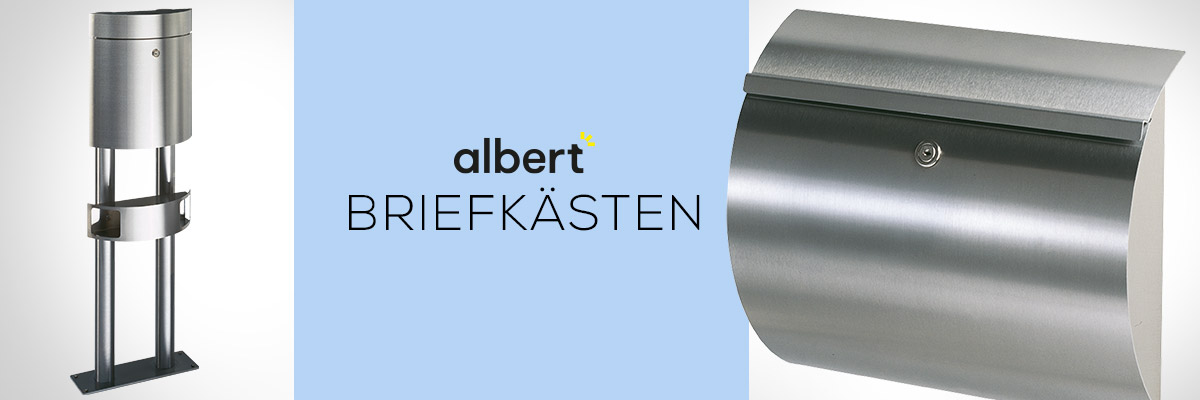 Kategoriebanner Marke Albert  Briefkästen