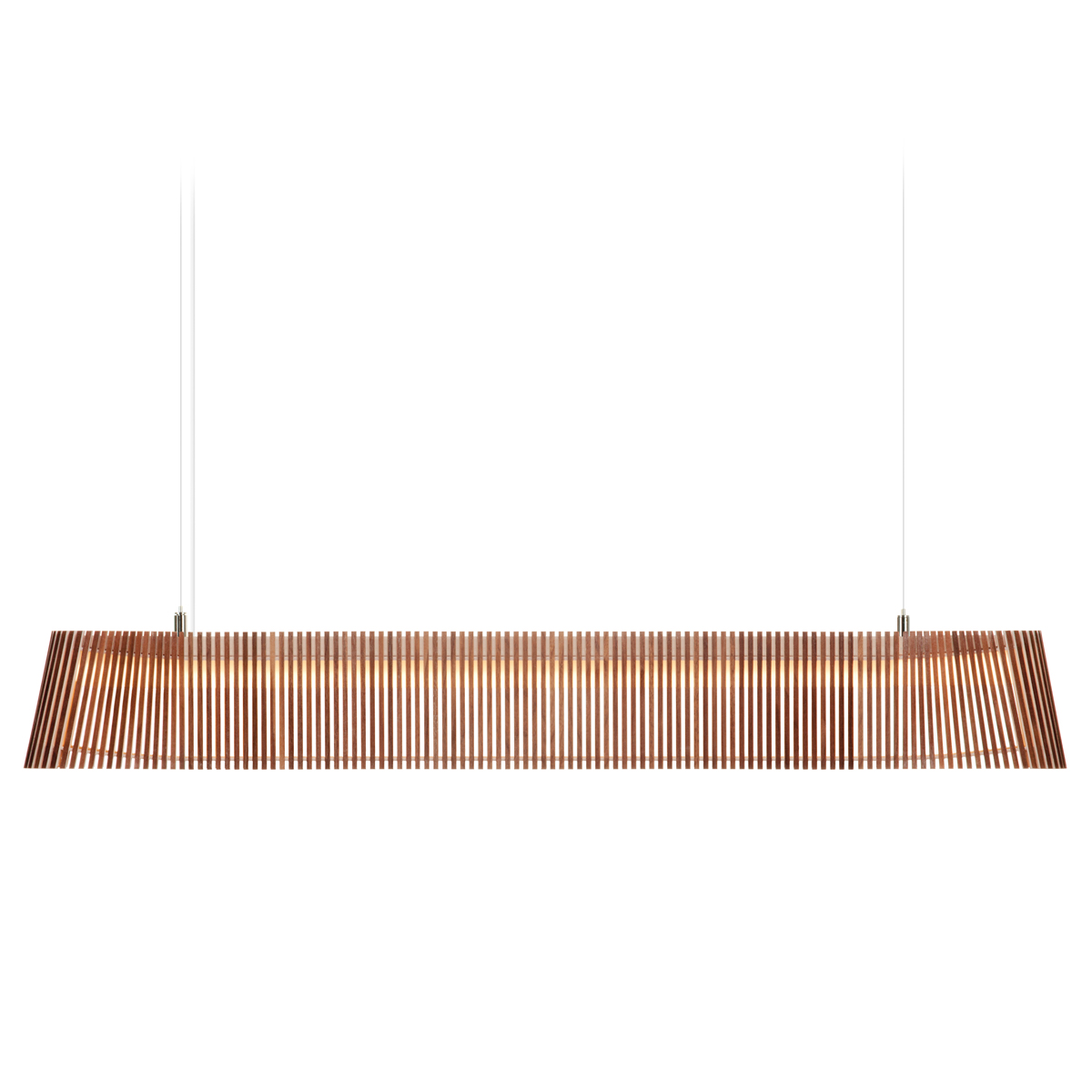 Walnut veneer, cable: white