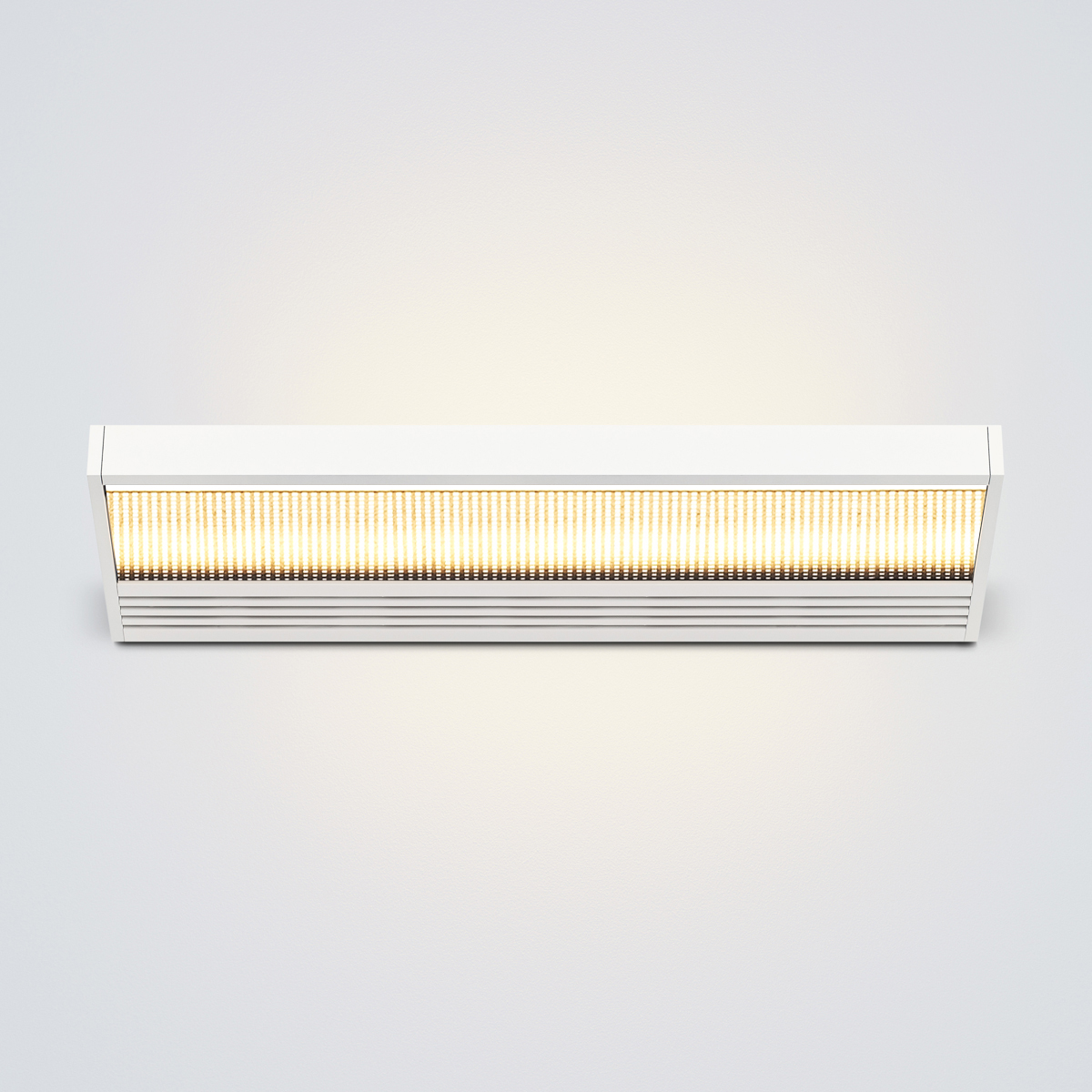 white lacquered, 3000K, lenses: satinée / louvre