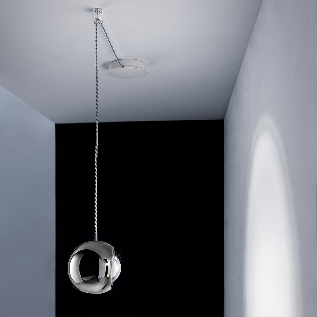 Spider Pendelleuchte, 1-flg., Rückläufer