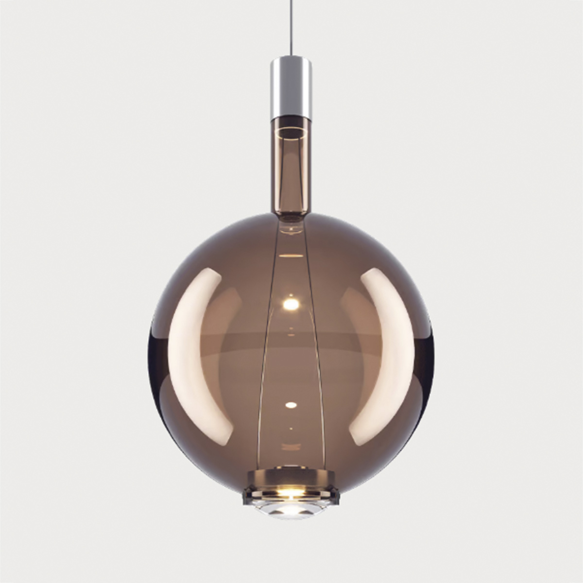 3000 K, glossy chrome / bronze