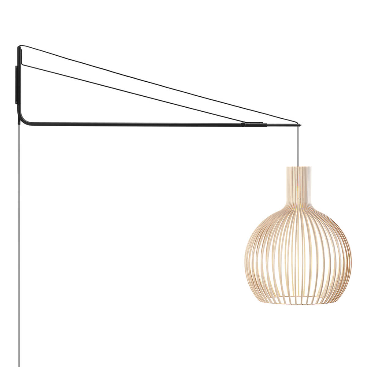 black, shade: natural birch