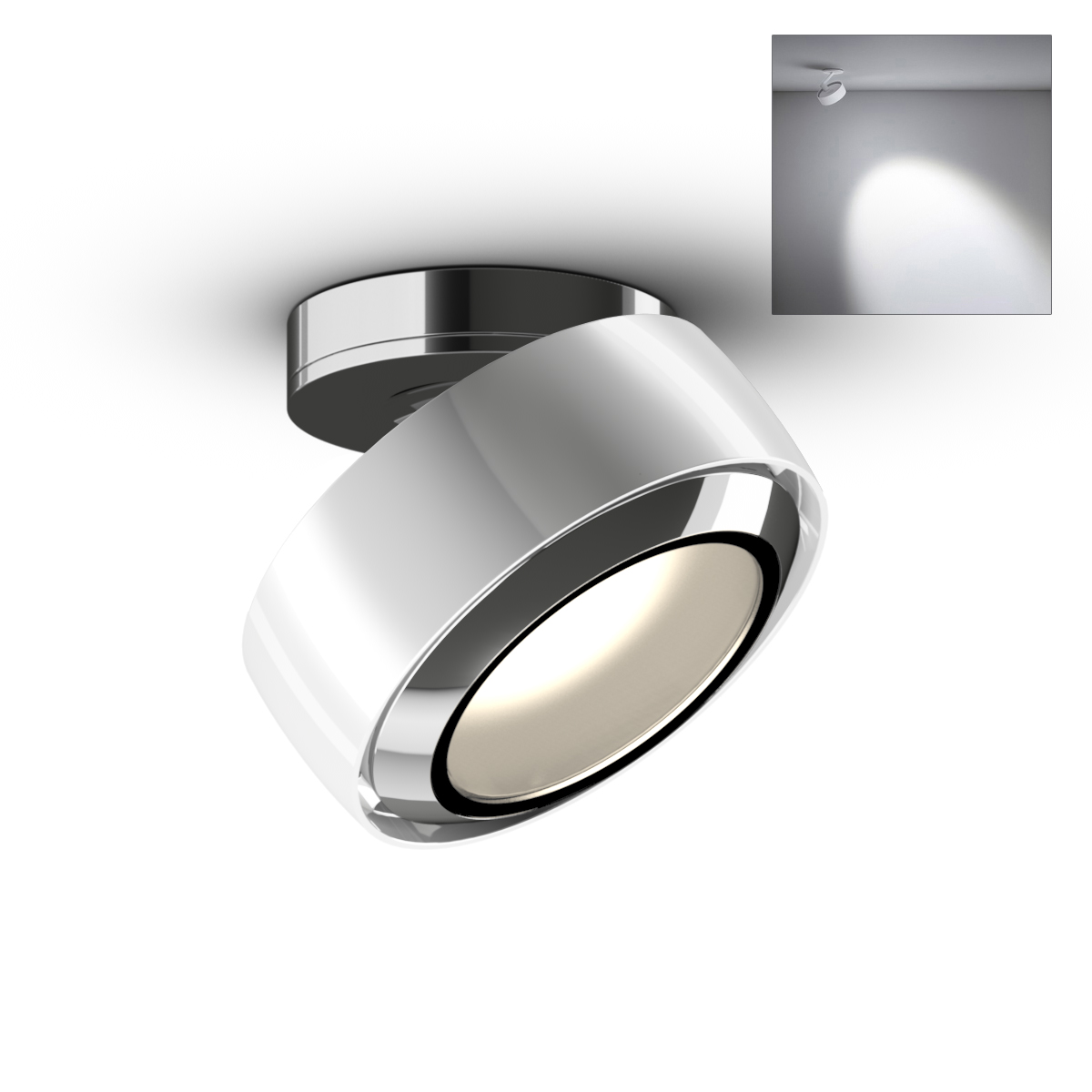 Più R alto Volt S40 Deckenstrahler, 3000 K