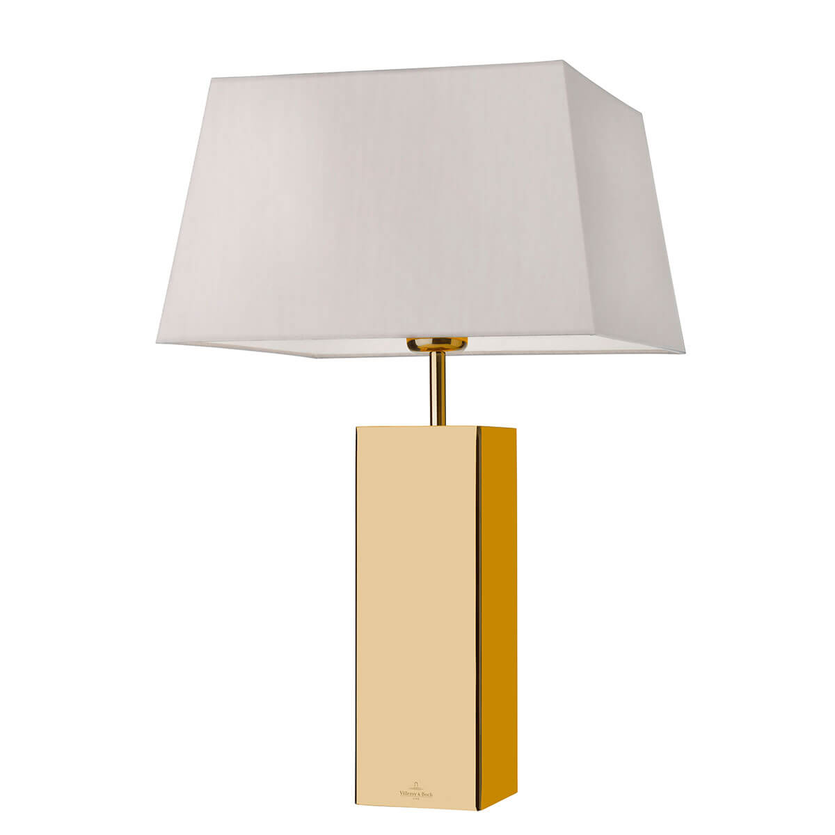 Body: gold, fabric shade: white