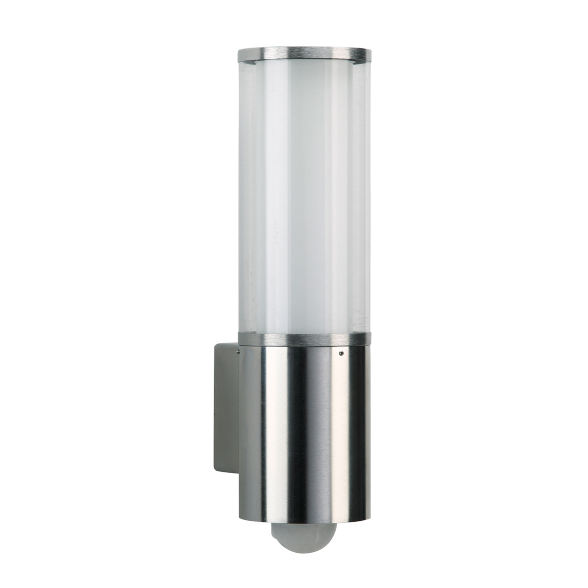 Stainless steel, with motion detector