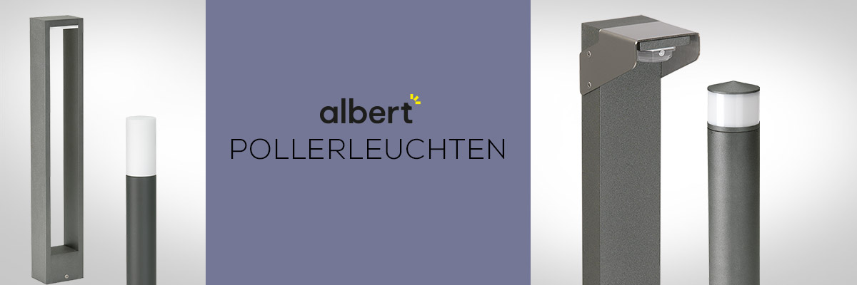 Kategoriebanner Marke Albert  Pollerleuchten