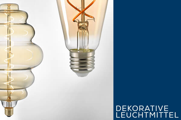 Kategoriebanner Leuchtmittel LED dekorative Leuchtmittel