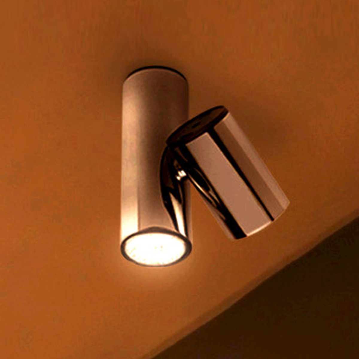 2-light, chrome / black