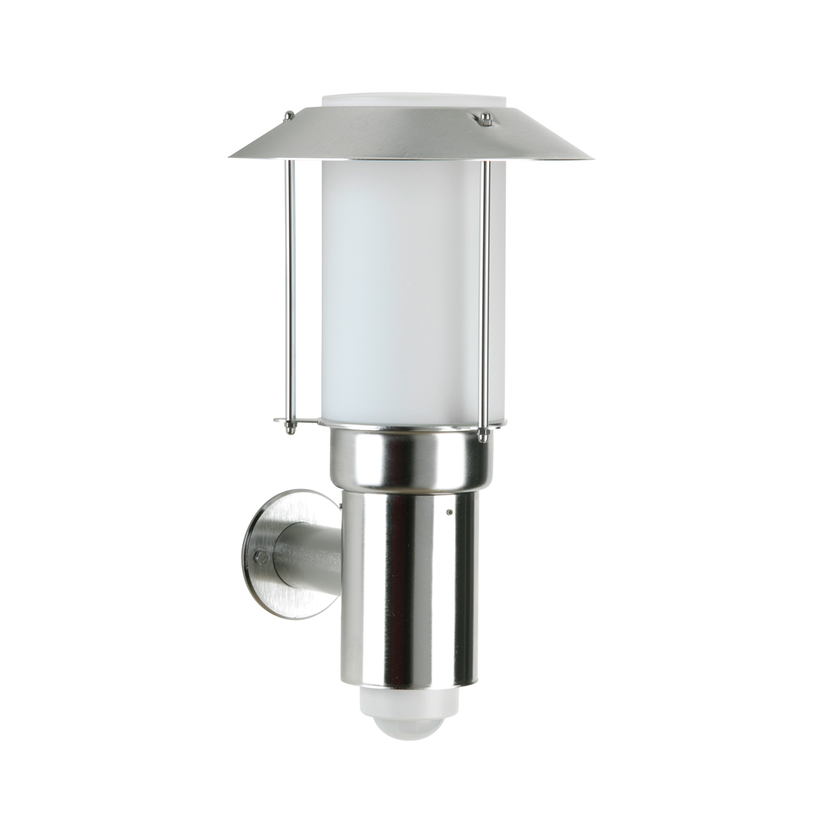 Stainless steel, with motion detector