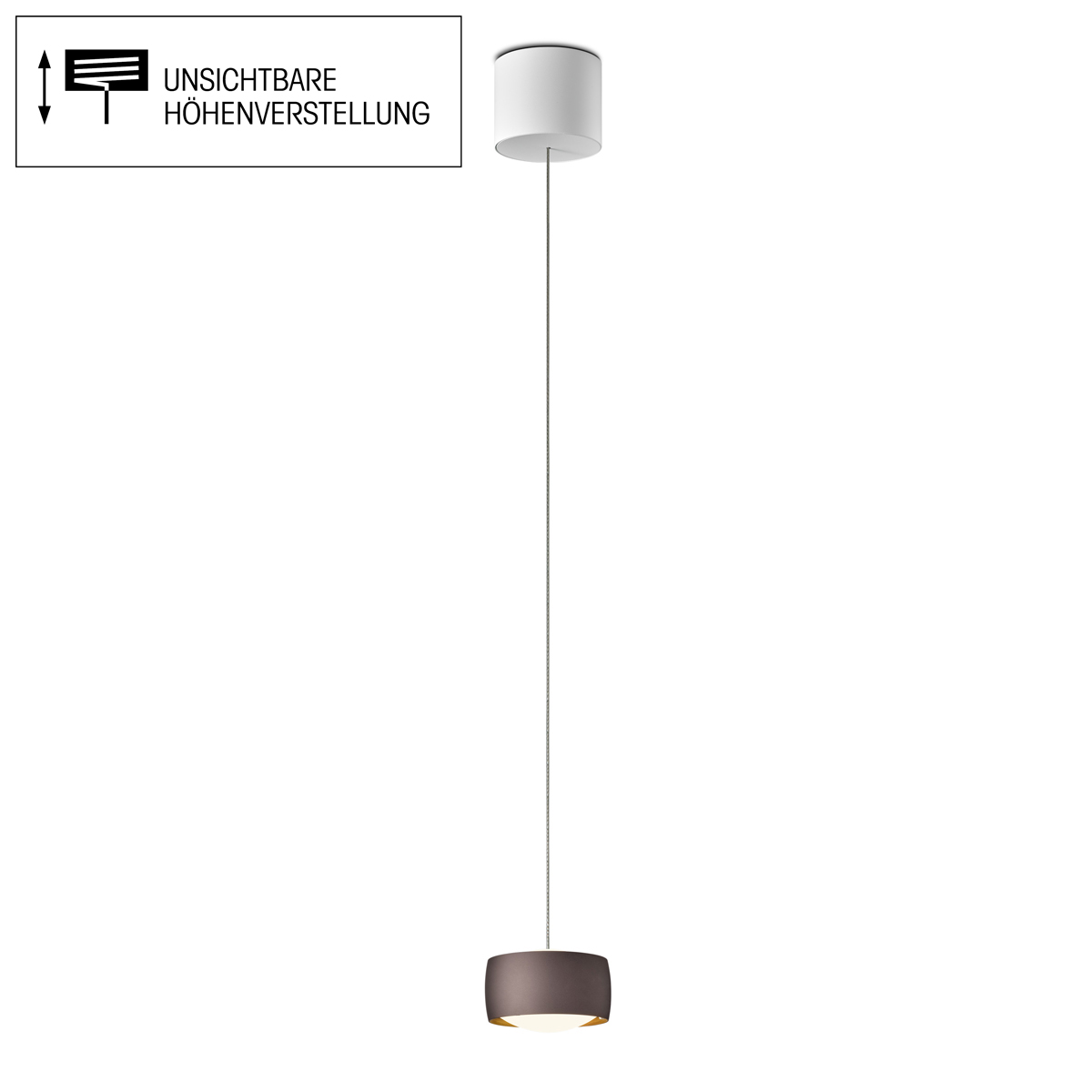 Grace LED Pendelleuchte, TW, unsichtbare Höhenverstellung