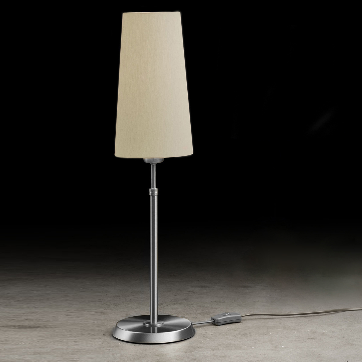 Matt nickel, chintz champagne