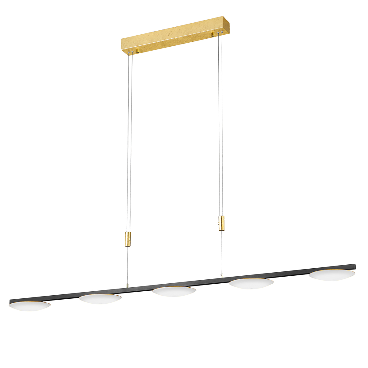 Length: 130 cm, gold leaf look