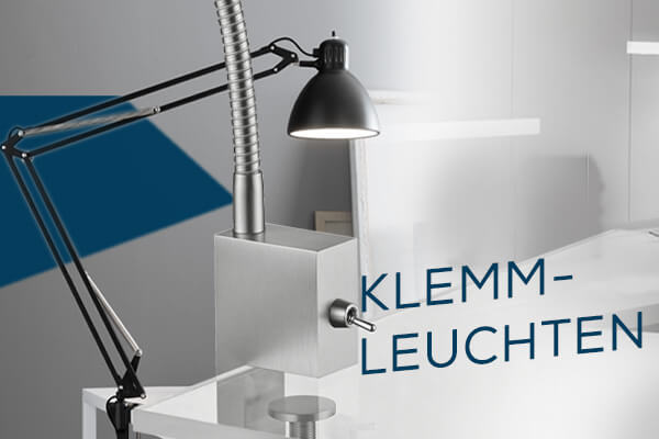 Kategoriebanner Klemmleuchten