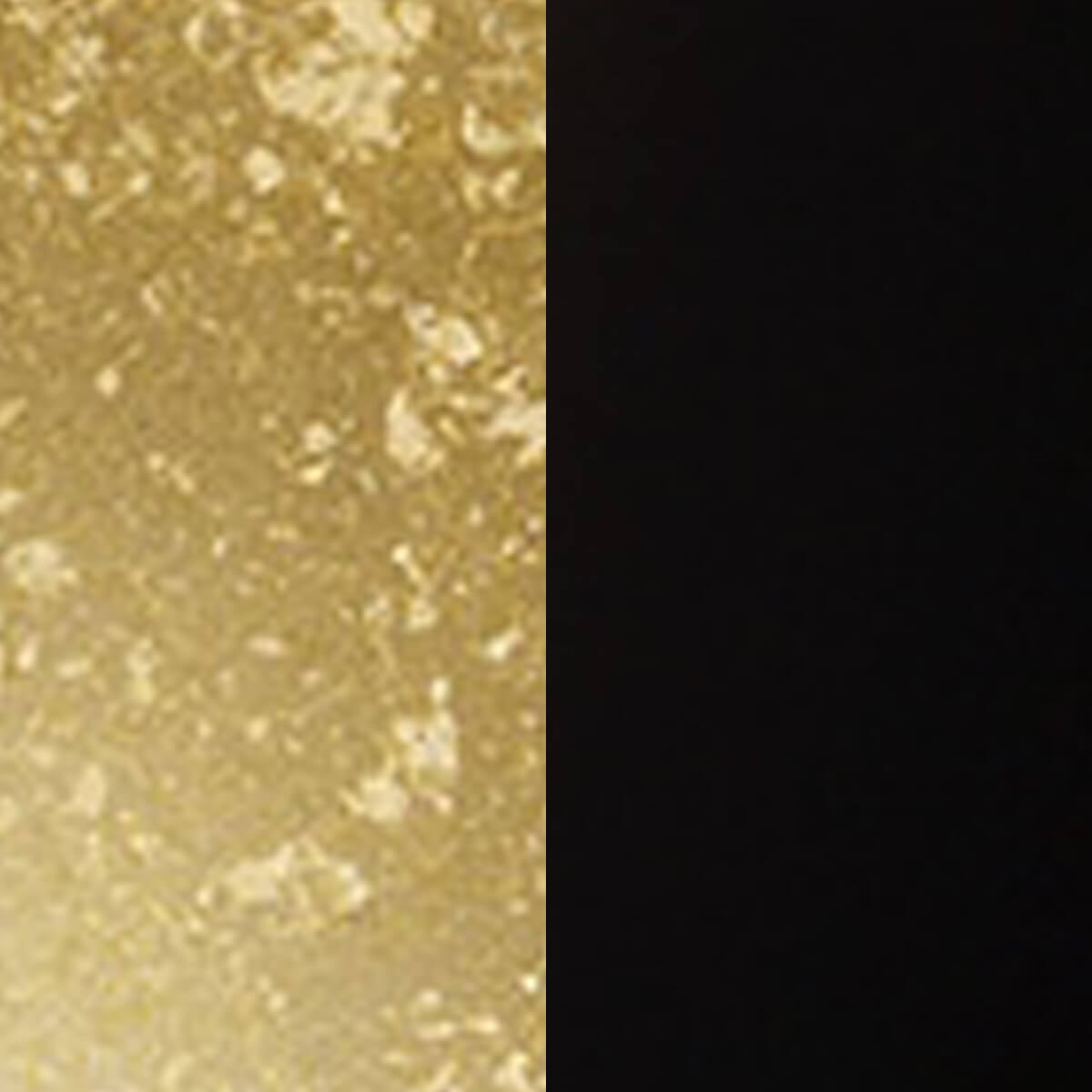 Gold pulverbeschichtet / schwarz