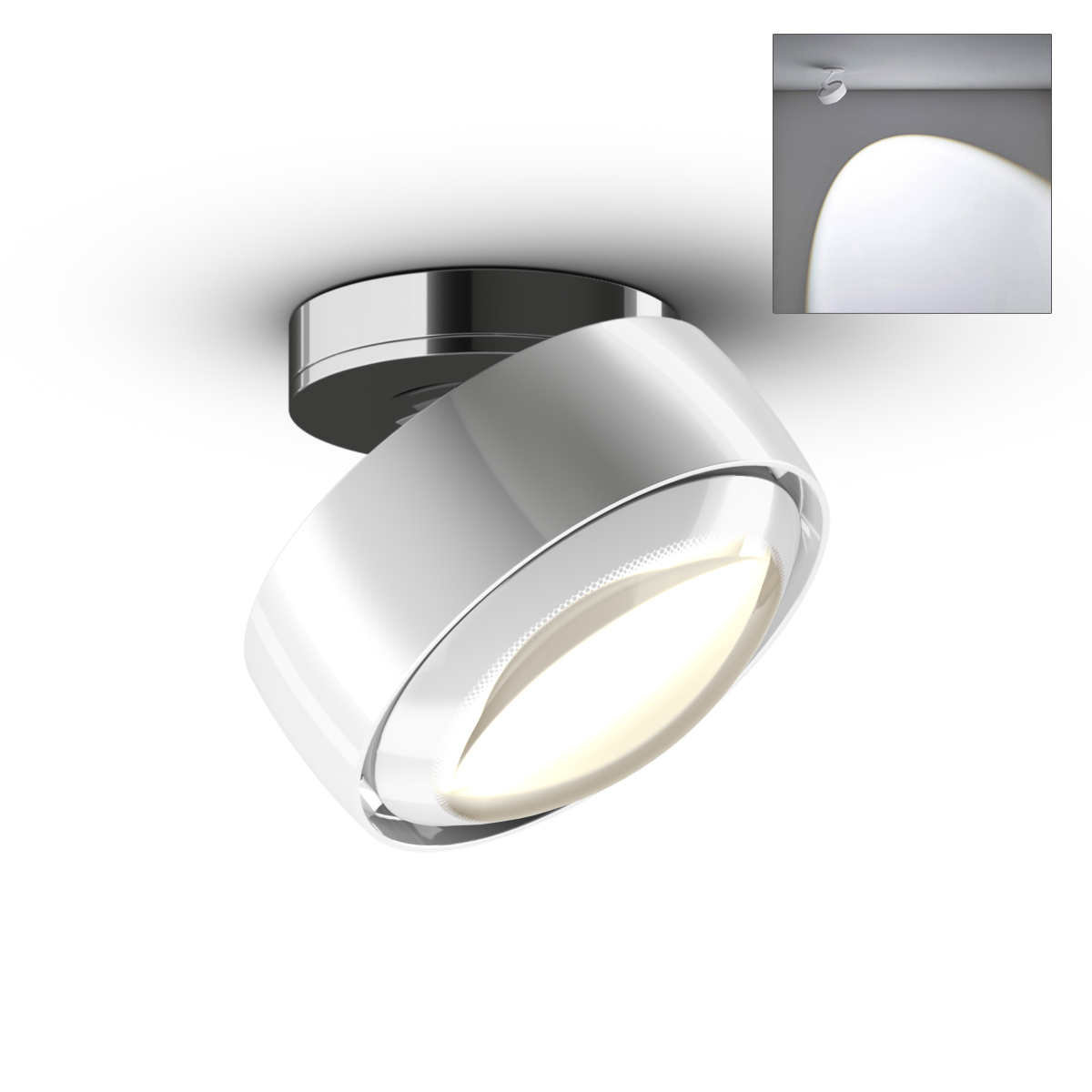 Più alto Volt C80 Deckenstrahler, 2700 K