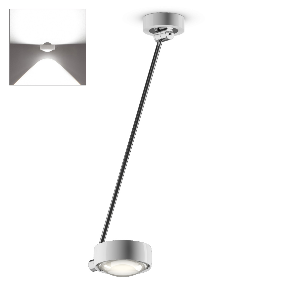 Sento E soffitto singolo up LED Deckenleuchte, 60 cm, 2700 K