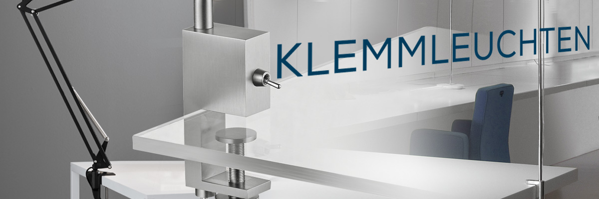 Kategoriebanner Klemmleuchten