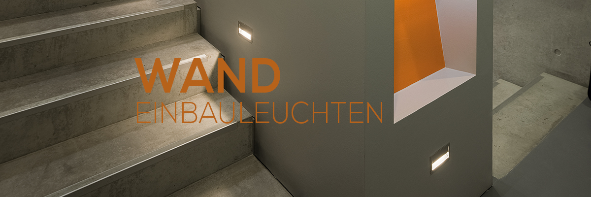 Kategoriebanner gewerbliche Wandeinbauleuchten
