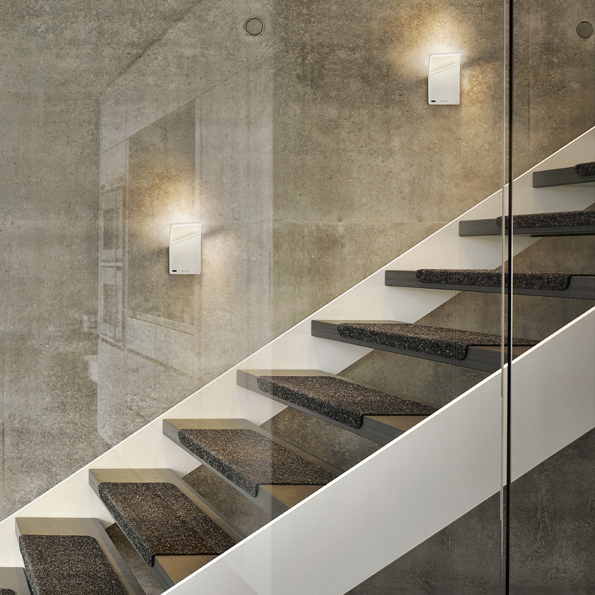 Nimbus Winglet CL LED Akkuwandleuchte, weiß matt