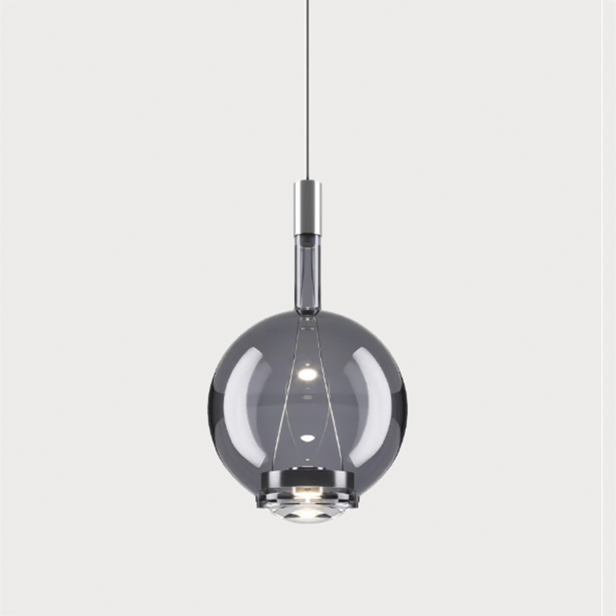 Sky-Fall Round Medium LED Pendelleuchte