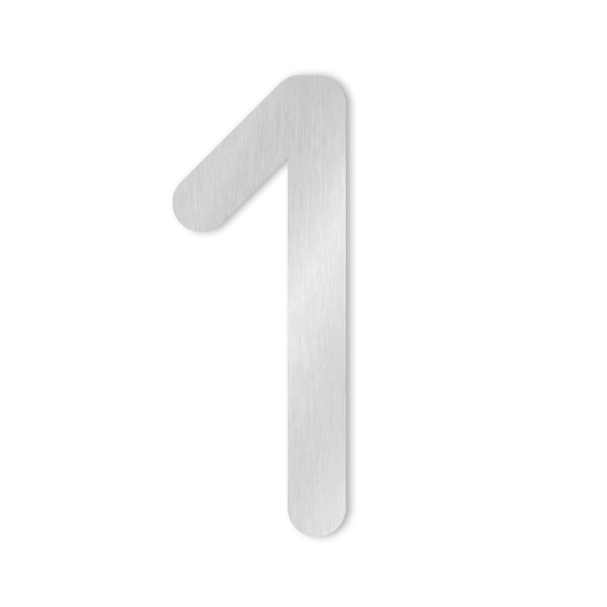 Number 1, stainless steel